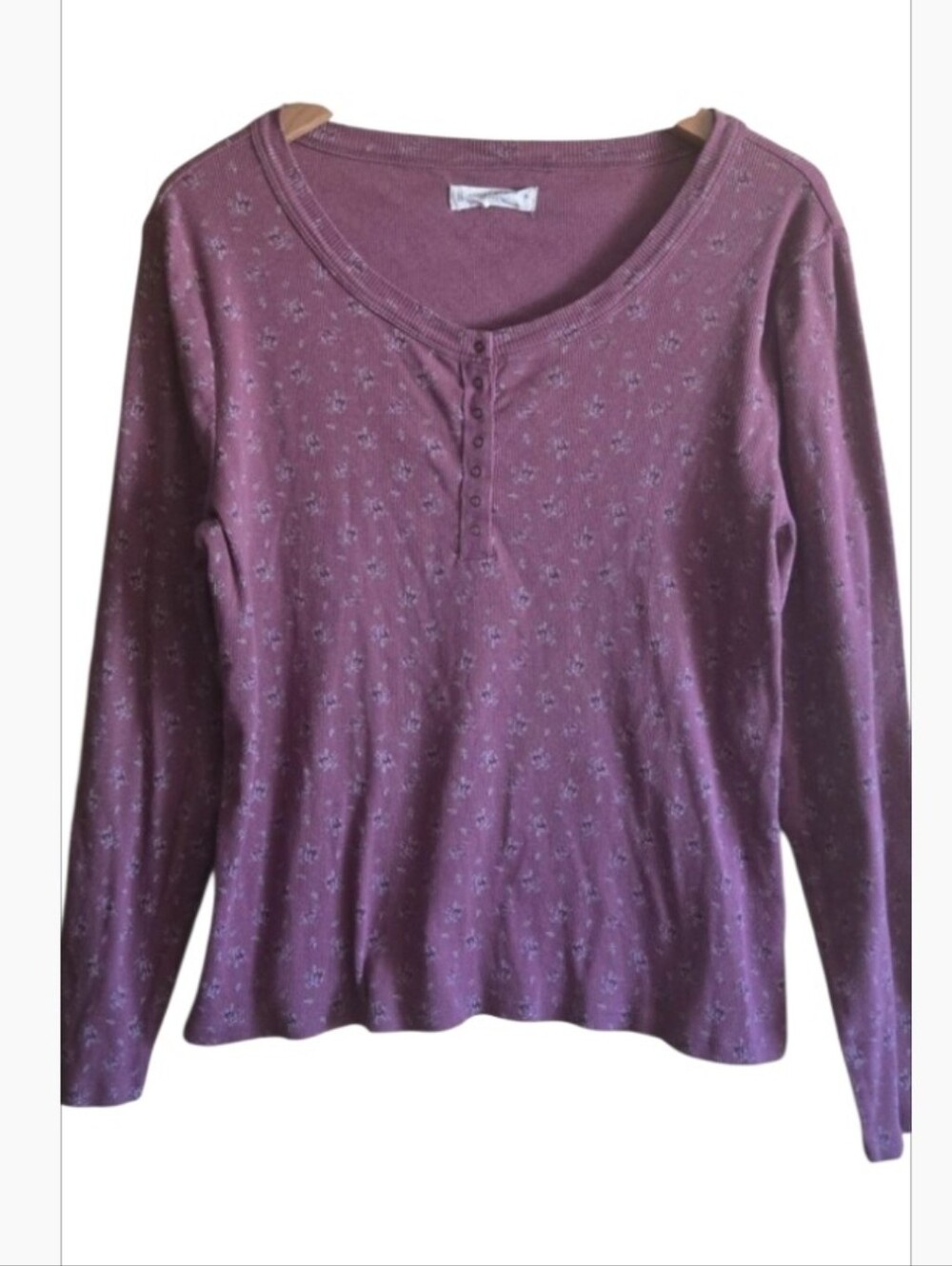 Lucky Brand Floral Thermal Long Sleeve